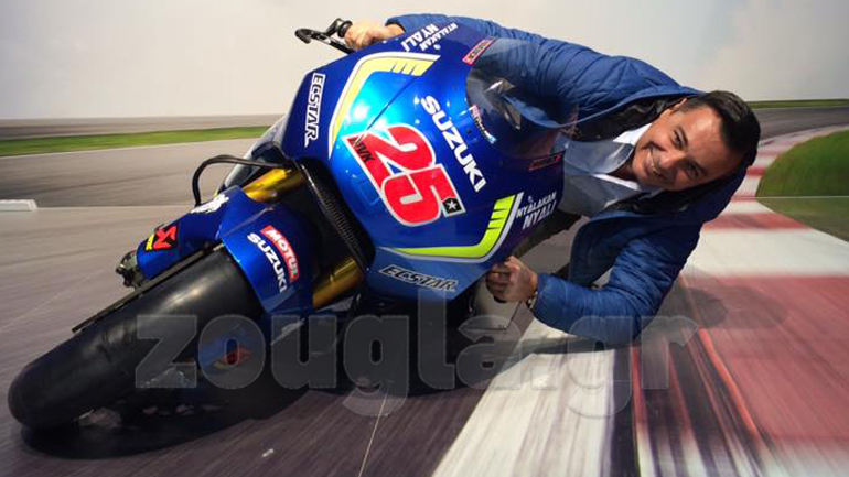 O γκουρού του MotoGP Δημήτρης Διατσίδης χωρίς… κράνος!